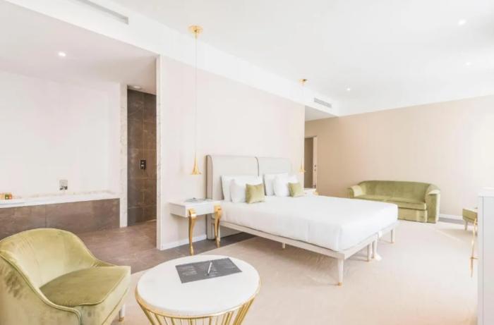 Boscolo Lyon Hotel & Spa חדר תמונה A suite at the hotel